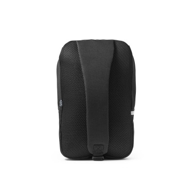 DELFOS. 300D recycled polyester and 600D recycled polyester single strap backpack, with 210D recycled polyester lining